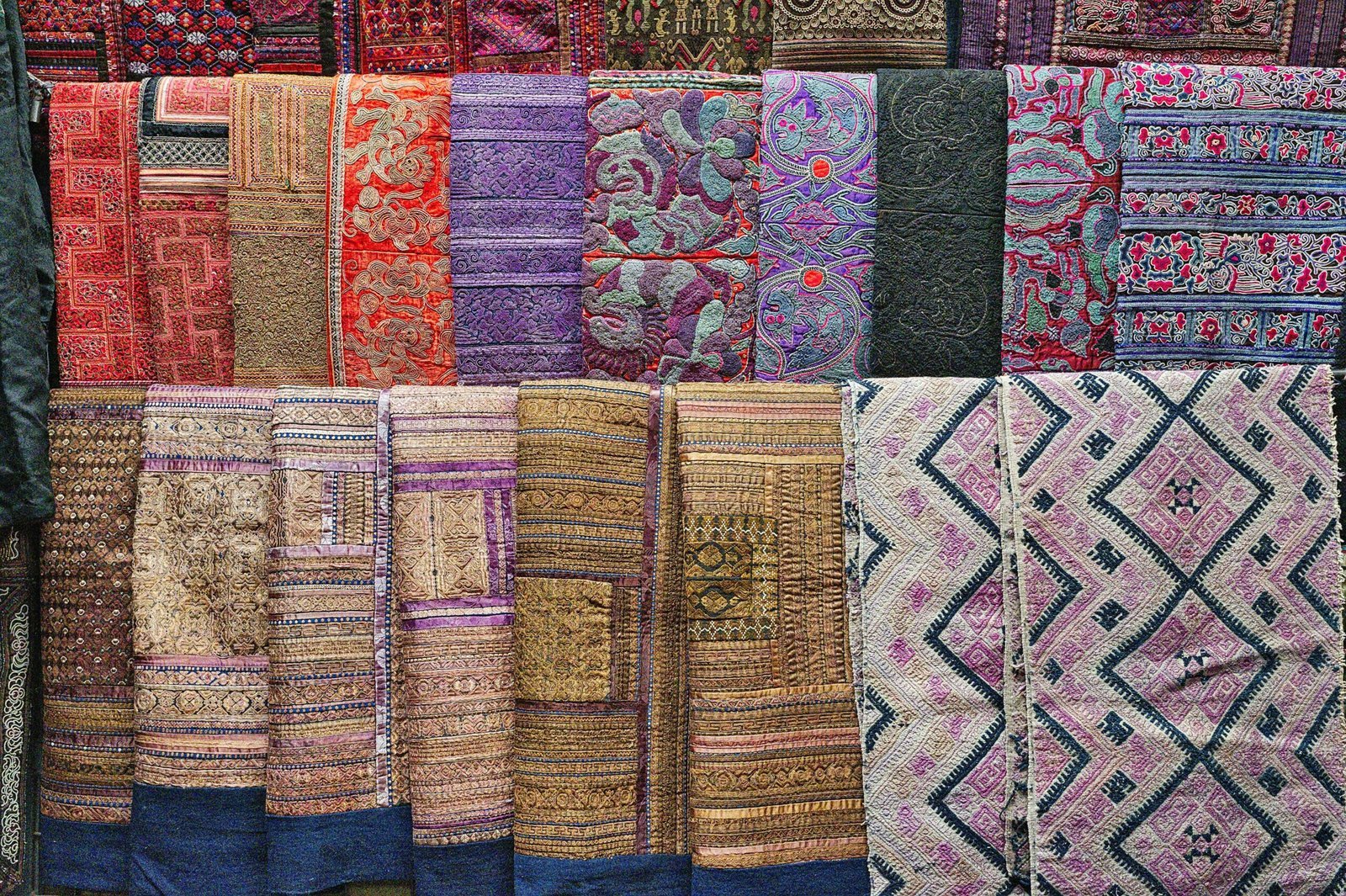 assorted-color textile lot